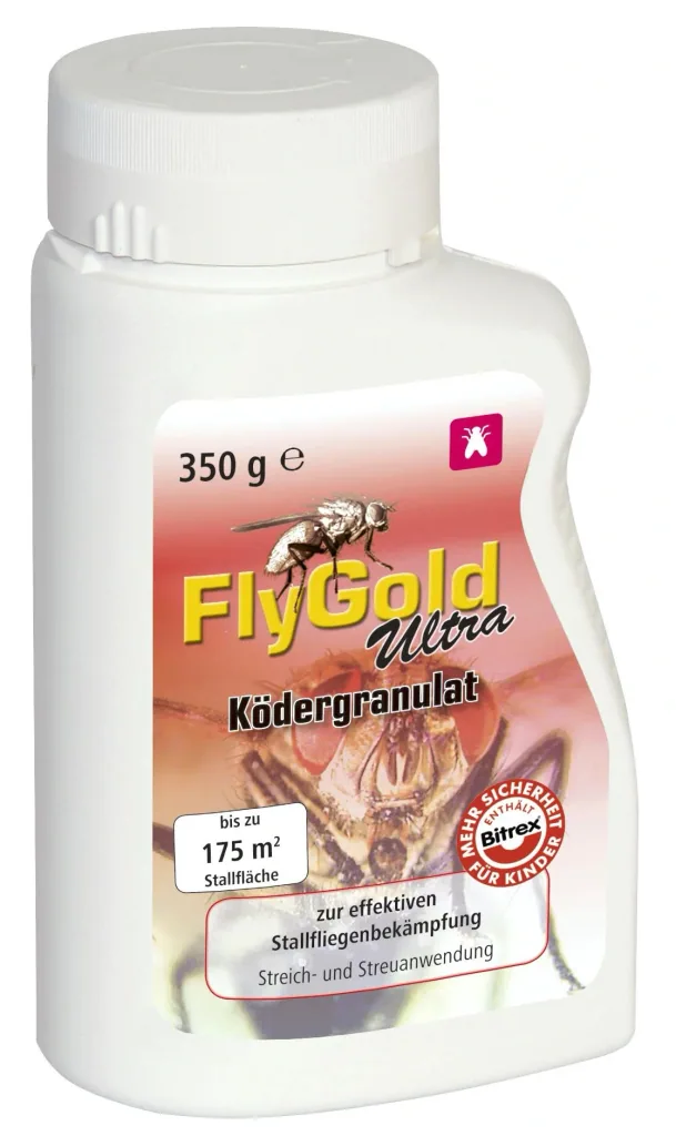 Frass- und Kontaktinsektizid FlyGold ultra, Granulat 350 g