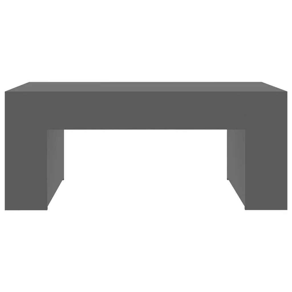 Couchtisch 100x60x42 cm schwarz Spanplatte