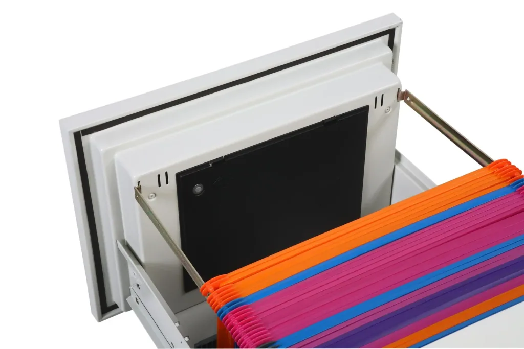 Aktenschrank World Class Vertical Fire File mit 2 Schubladen und Schlüsselschloss