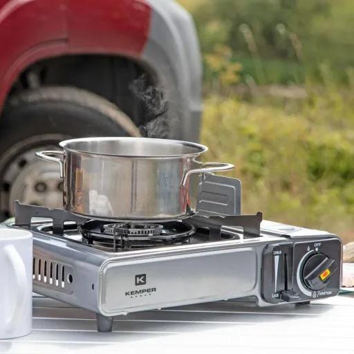 Tragbarer Gasherd Smart - Gasgrill - 2200W - 33x29x8 cm