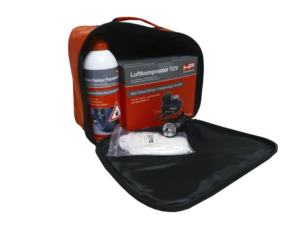 Reifen-Pannen-Set mit Spray