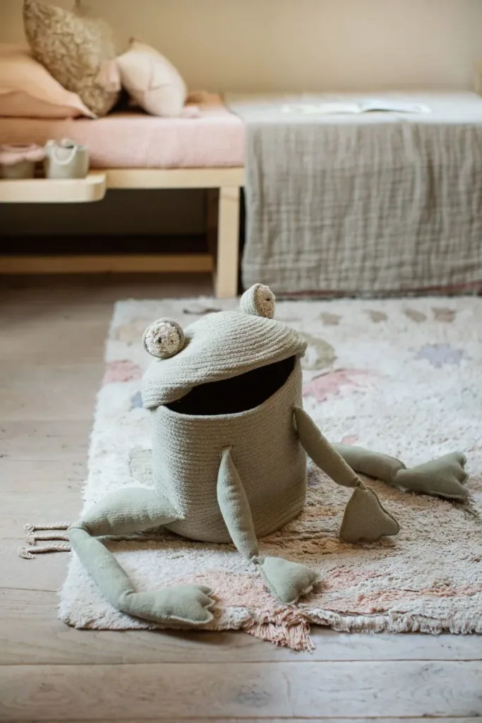 Lorena Canals Aufbewahrungskorb kinder, Spielzeugkorb - Fred the Frog