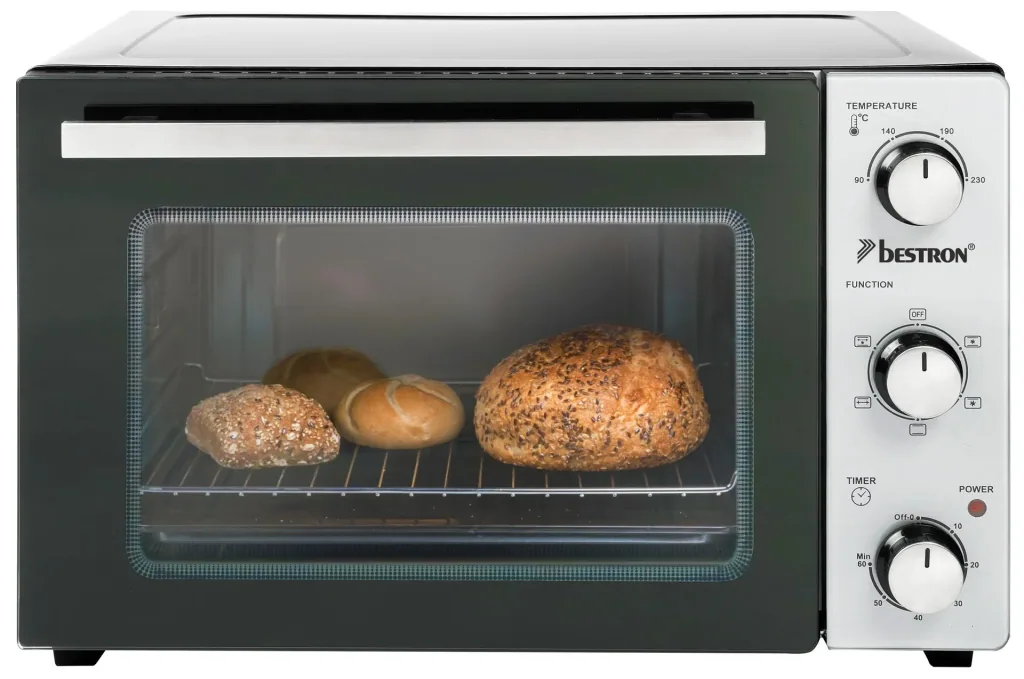 Grill-Backofen mit Drehspieß, Umluftfunktion, 31 Liter, 1500 Watt