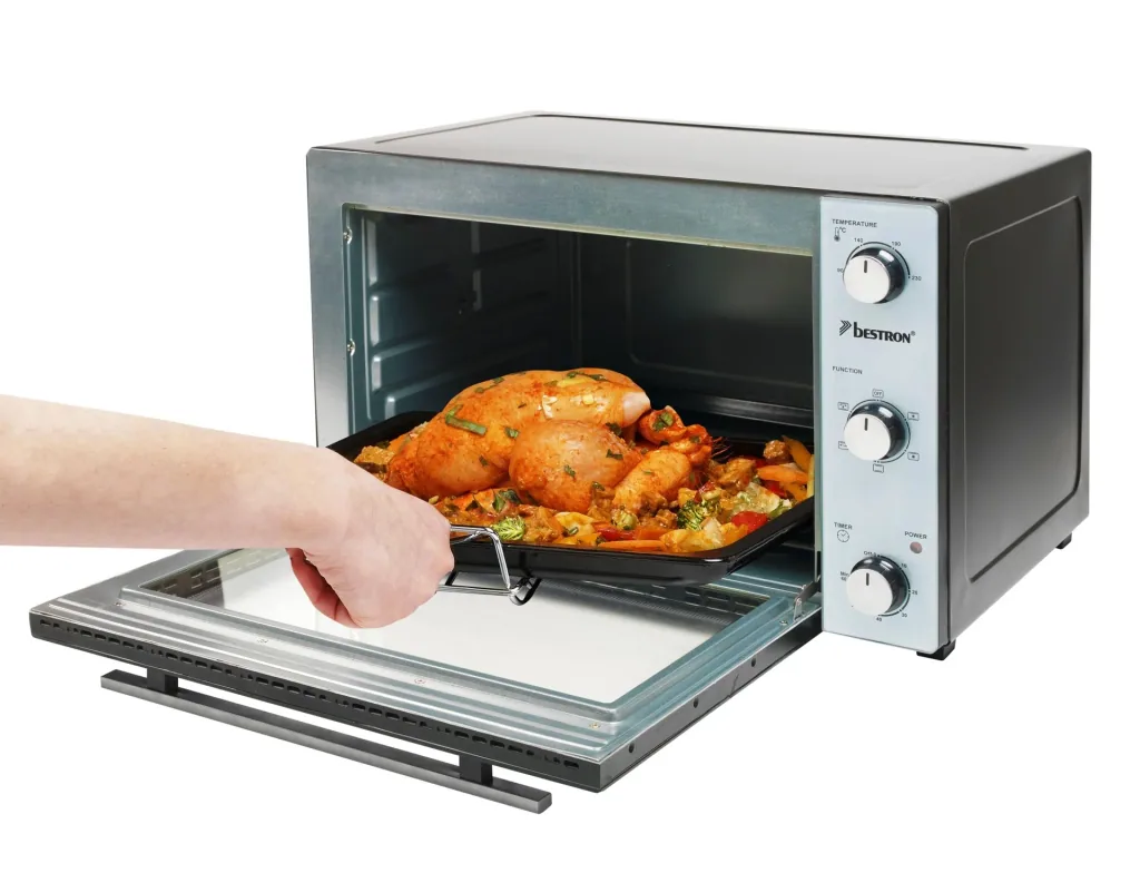 Grill-Backofen mit Drehspieß, Umluftfunktion, 31 Liter, 1500 Watt
