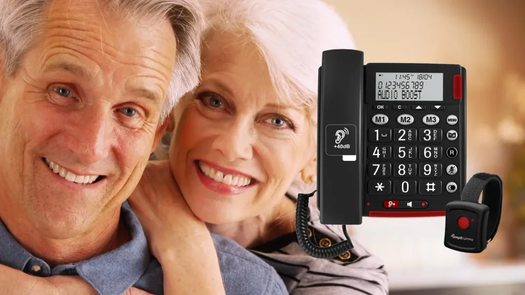 Großtastentelefon mit SOS Sender