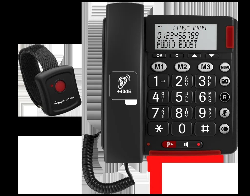 Großtastentelefon mit SOS Sender