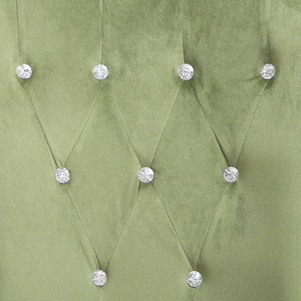 Esszimmerstuhl mit Armlehnen Samt hellgrün