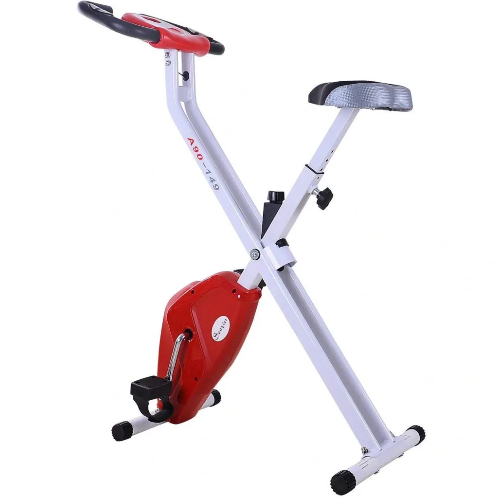 Heimtrainer Ergometer Fitnessfahrrad klappbar Stahl