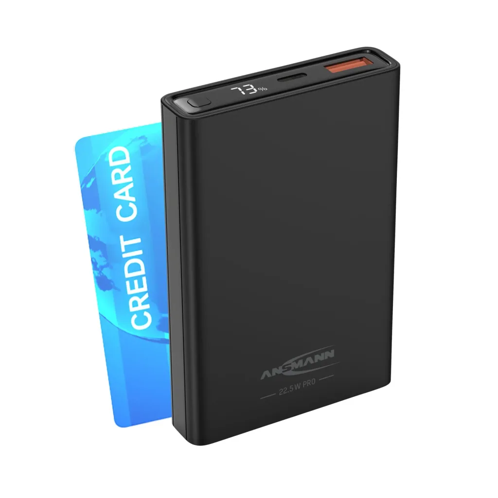 Powerbank 10000 PS222PD, Quick Charg 3.0 und Huawei Supercharge - schwarz