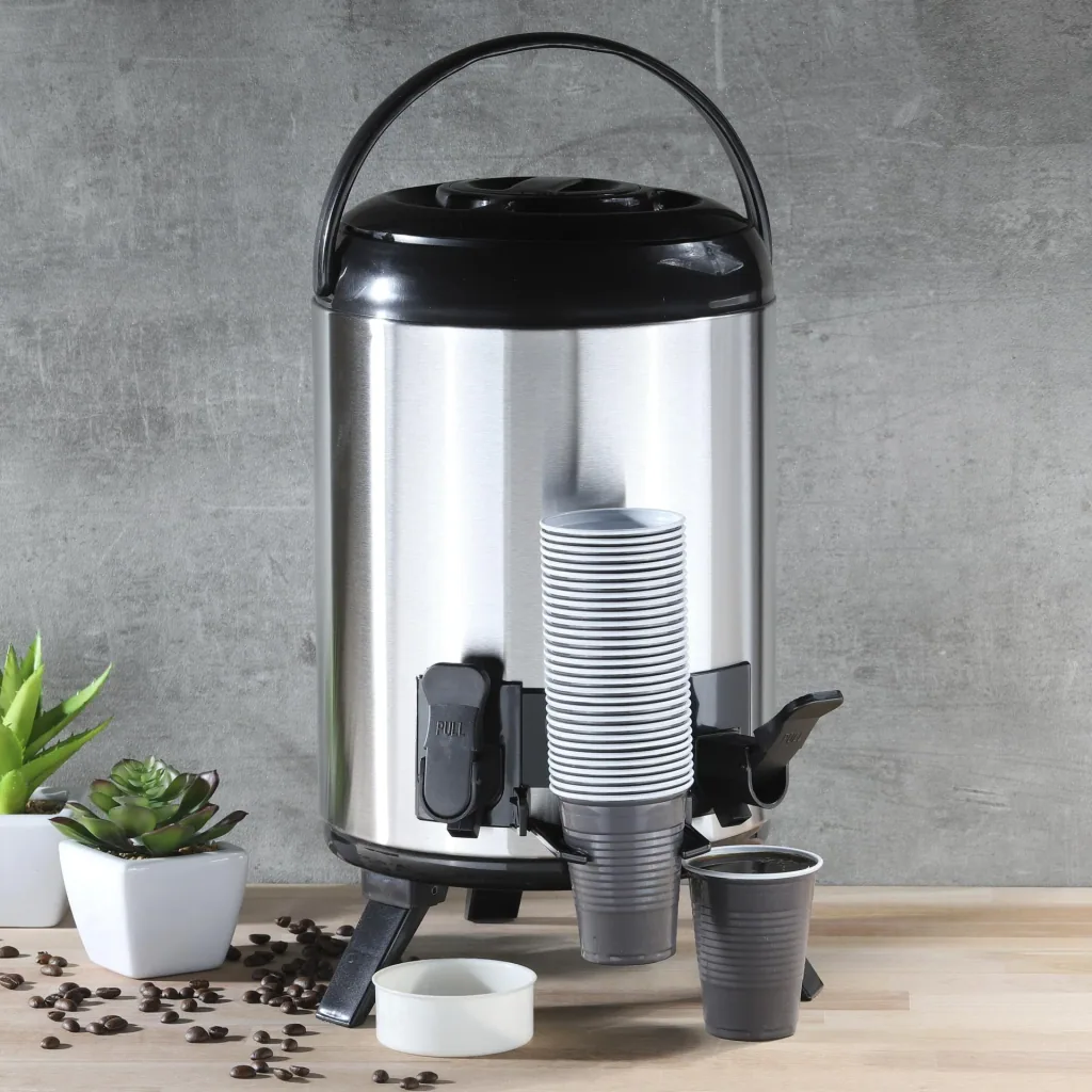 Warmhalte-Topf mit 2 Zapfhähnen, 9L