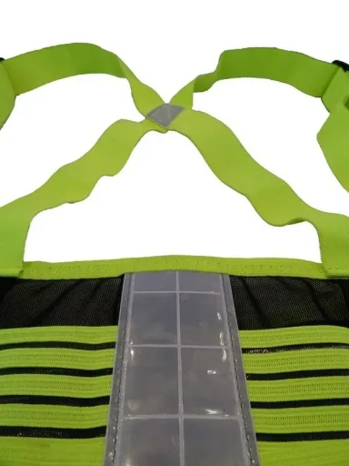 Elastischer Rückenstützgurt Neon-Gelb