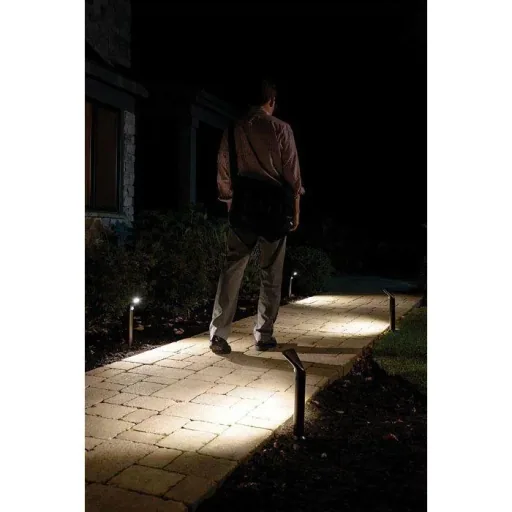 LED Wegbeleuchtung braun mit Bewegungsmelder 2er Pack MB592 80 Lumen IP66
