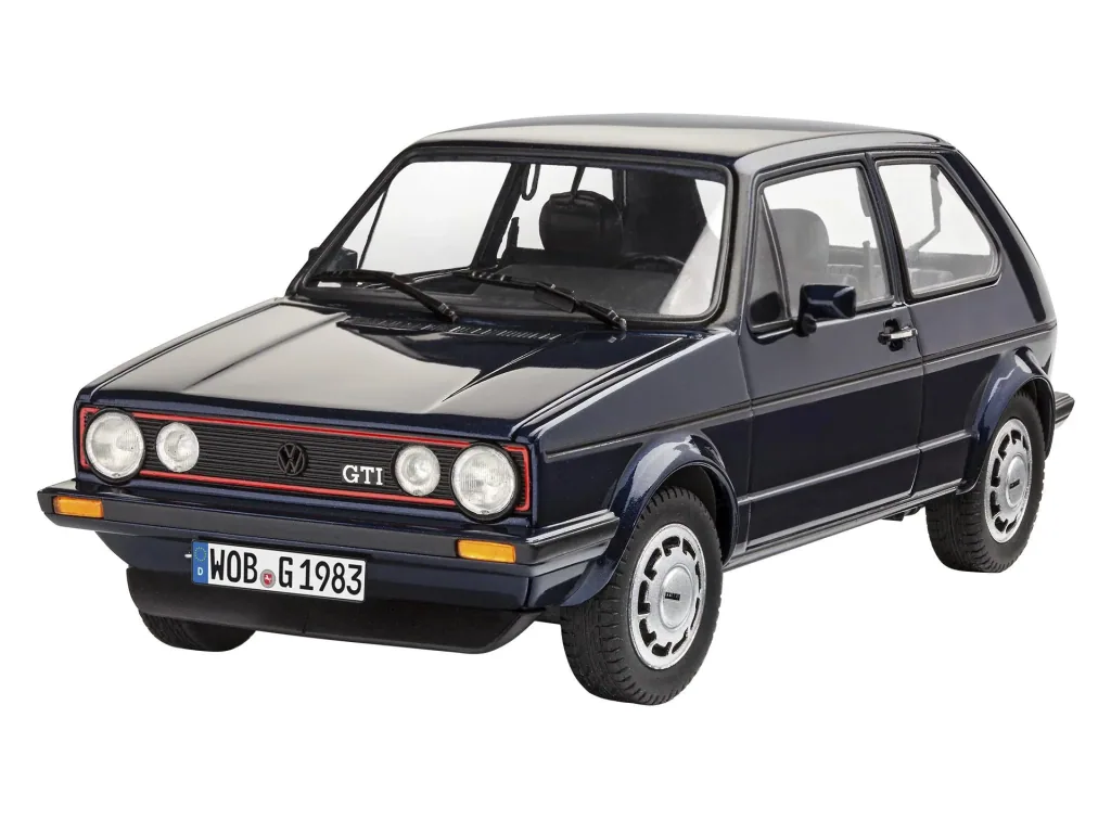 Modellbausatz "35 Years Volkswagen Golf GTI Pirelli" im Maßstab 1/24. 118 Einzelteile