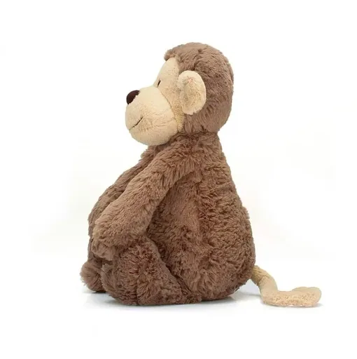 Jellycat Kuscheltier, Plüschtier, Stofftier - Bashful Monkey, 18 x 9 cm