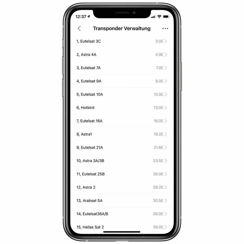 Satfinder mit Bluetooth und App Steuerung