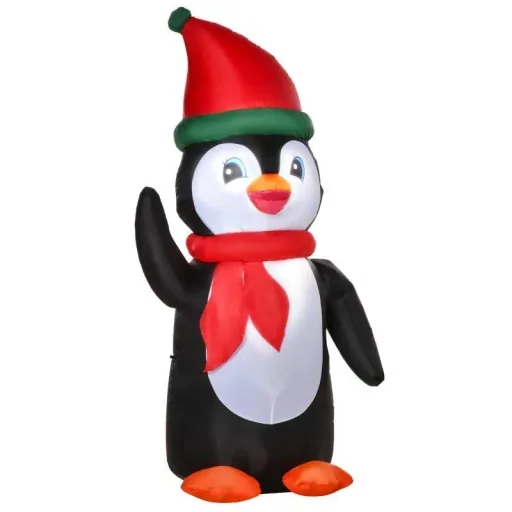Aufblasbarer Weihnachts-Pinguin 1,6 m Weihnachtsdekoration