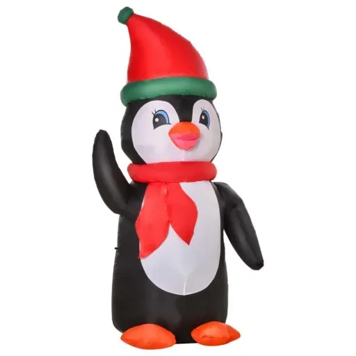 Aufblasbarer Weihnachts-Pinguin 1,6 m Weihnachtsdekoration