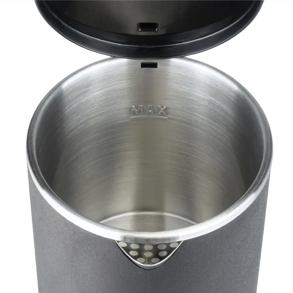 Reise-Wasserkocher 0,6 Liter, doppelwandig, schnurlos, Schwarz, 800 Watt