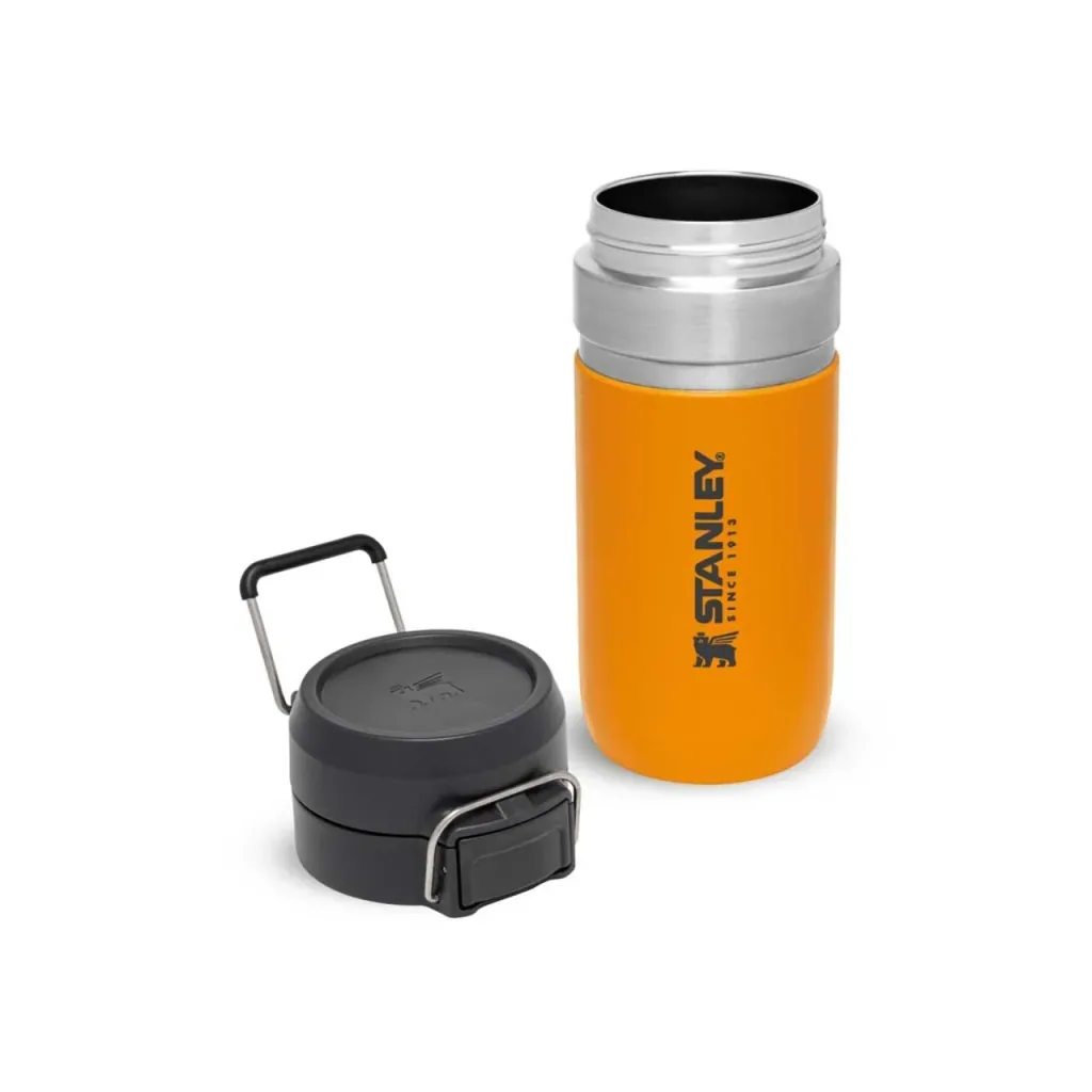 Quick Flip Water Bottle 0,47 l, Saffron, Vakuumisolierung, Sicherheitsverschluss