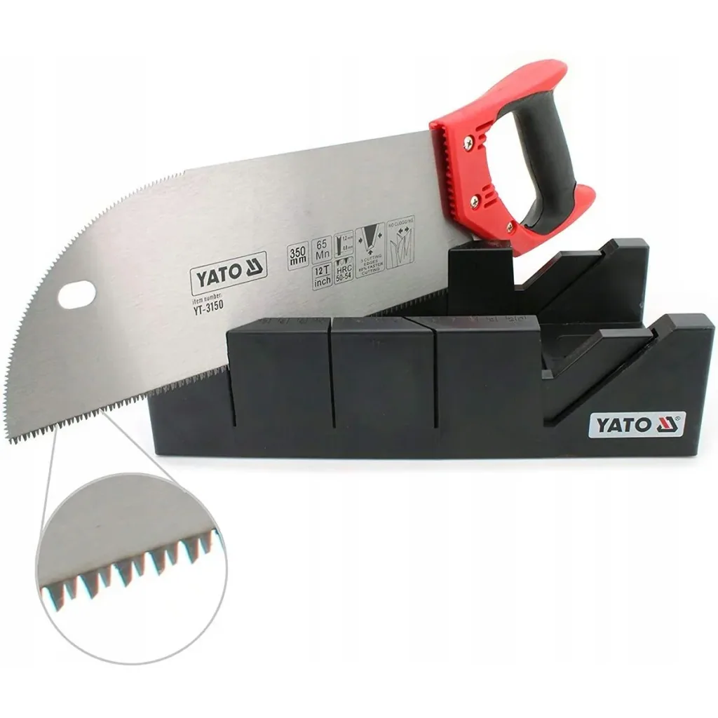 Gehrungslade mit Handsäge - 35cm Sägeblatt - 30x14cm Gehrungslade
