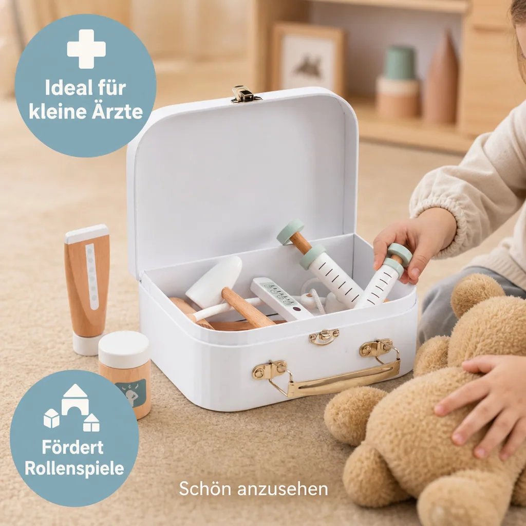 Kids Concept Spielzeug Arztkoffer weiss