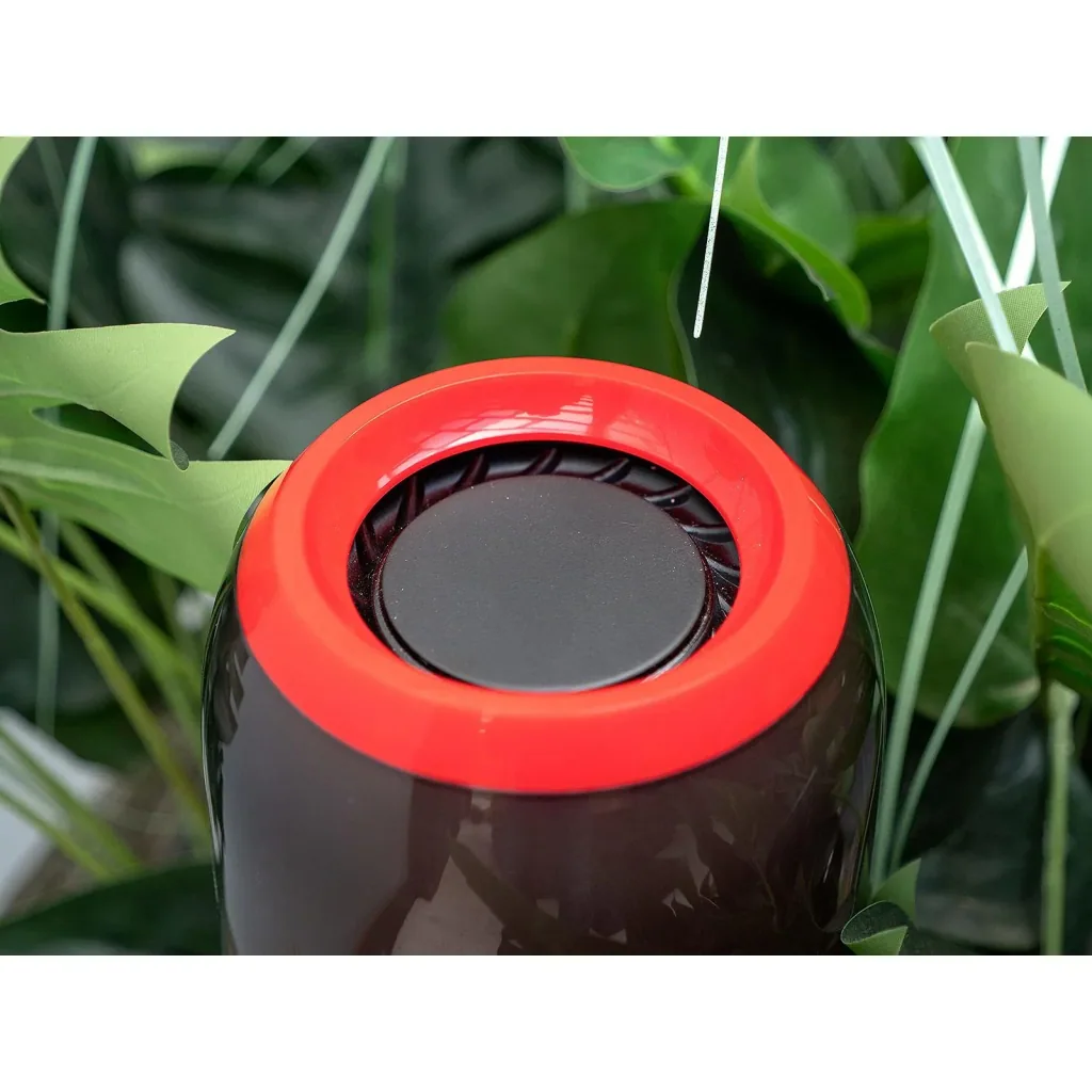 VT-7456 Bluetooth-Lautsprecher mit RGB-Beleuchtung - 2x 3Watt - rot