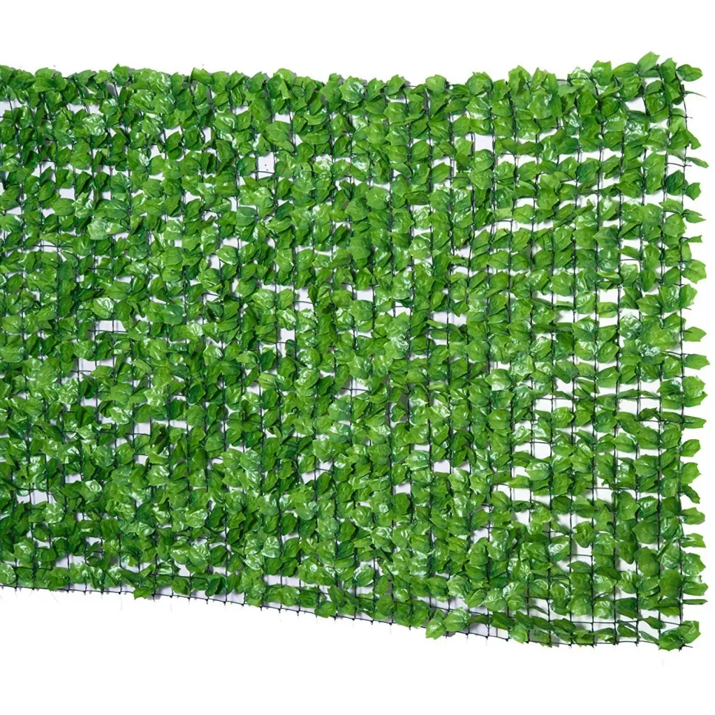 Sichtschutz Künstliche Hecke Wanddekoration 1.5x3m Hellgrün