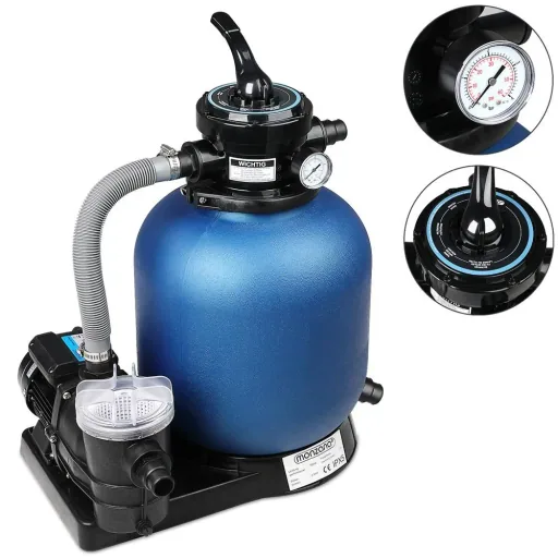 Sandfiltrationsanlage - 550W - inkl. Pumpe