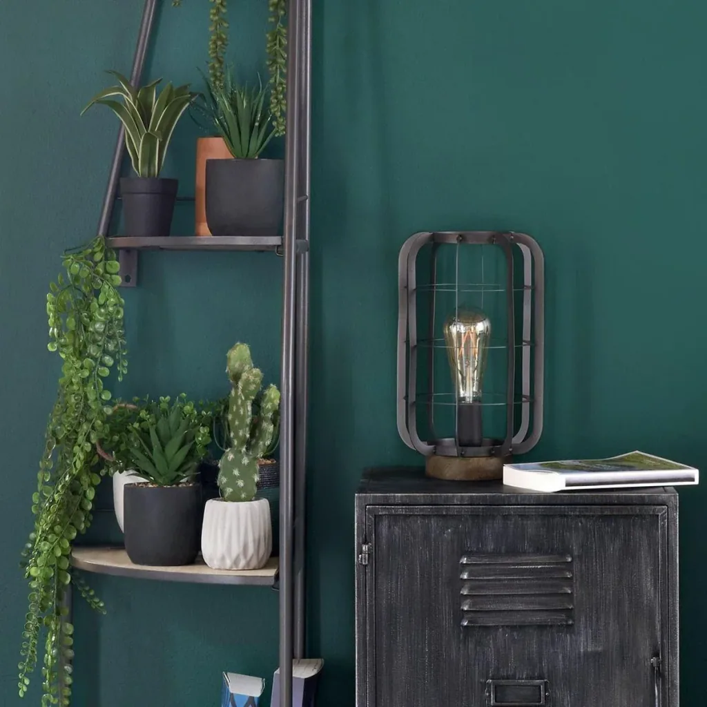 Tischleuchte classic - 28 cm - Grau
