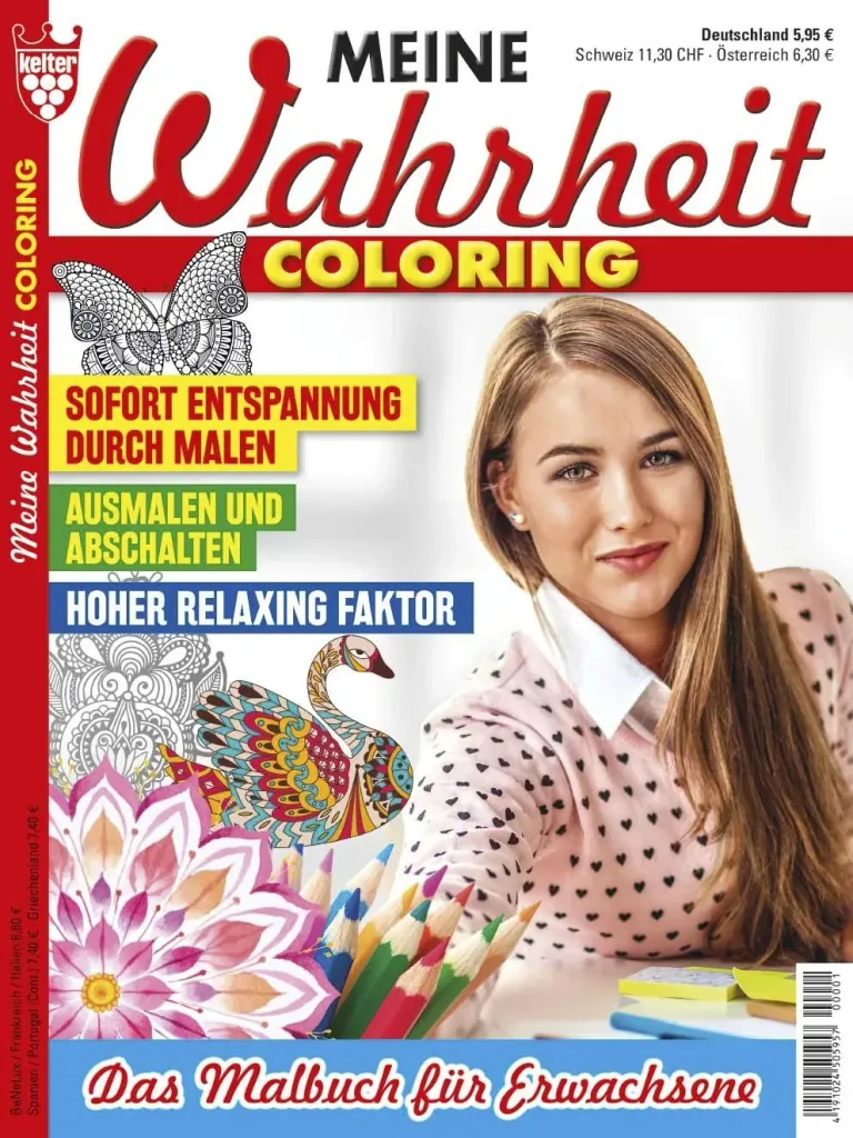 Malbuch für Erwachsene, 2er-Set