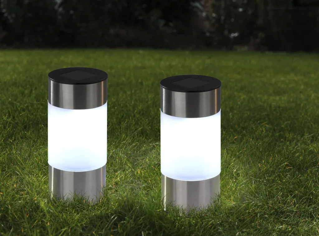 LED Solar Leuchte - 2er Set