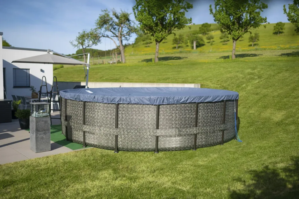 Summer Waves Pool 549x132 cm, rattan