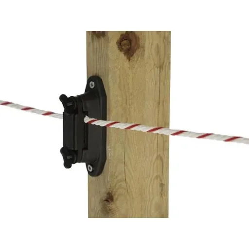 Winkel-Distanz-Isolator, schwarz (6 Stück)