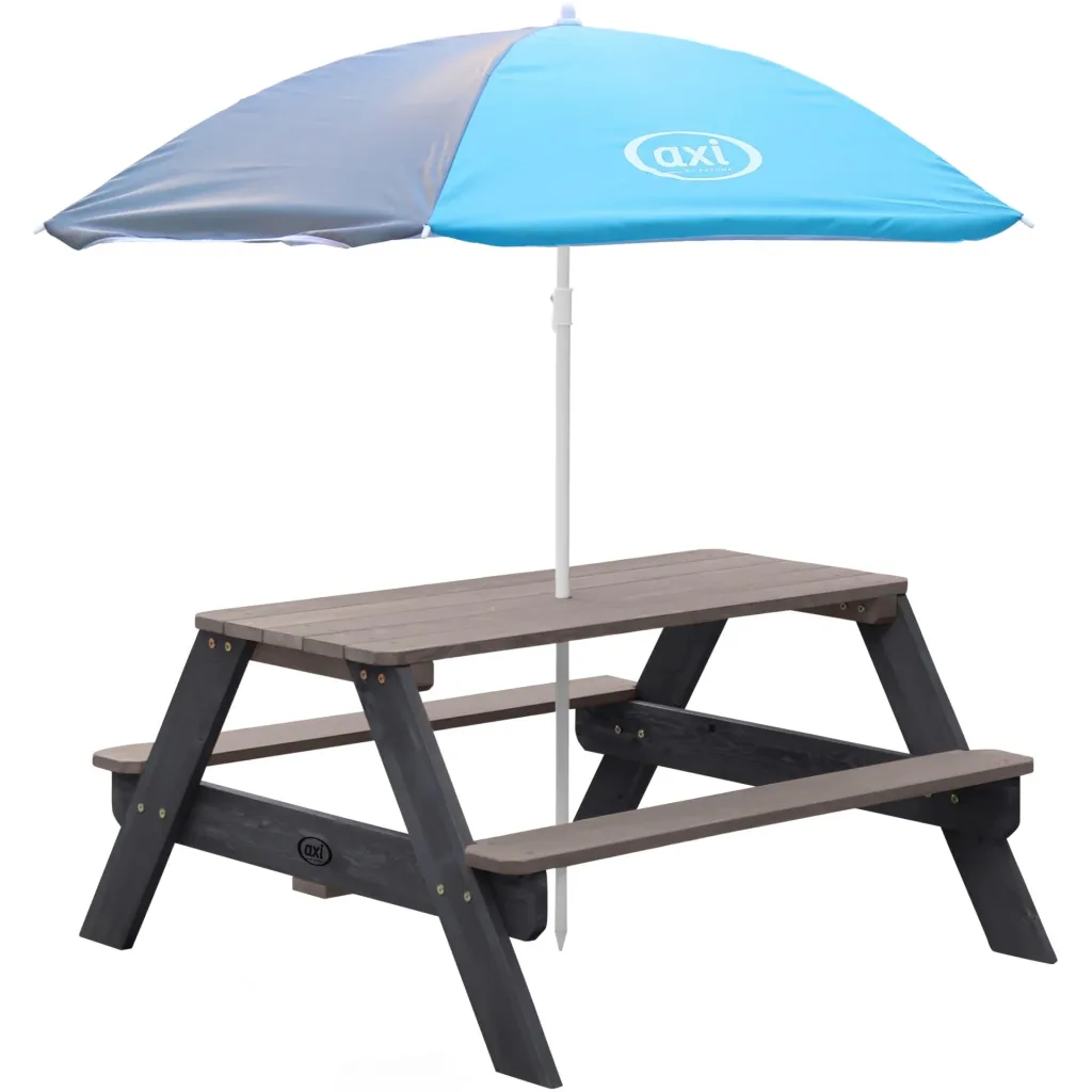Regenschirm Ø125 cm - Grau/blau