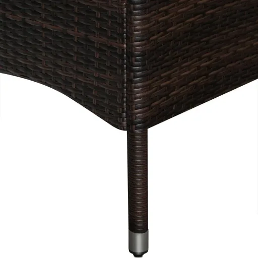 Gartenset Polyrattan Set 17 - stapelbar Bali braun