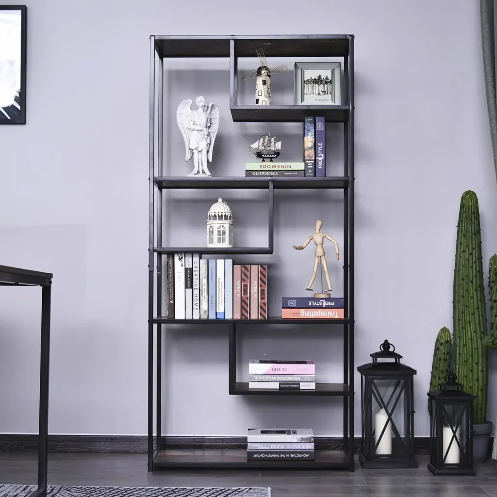 Bücherregal braun/schwarz
