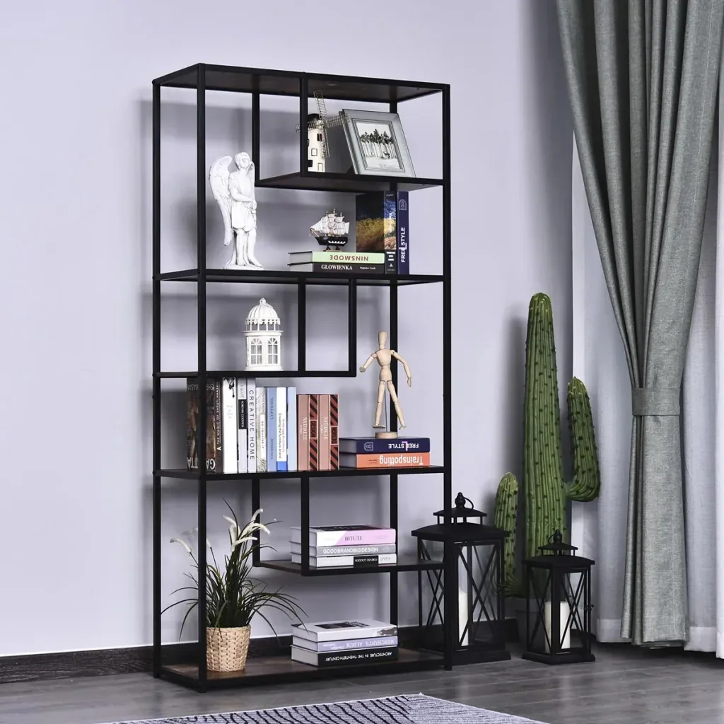 Bücherregal braun/schwarz