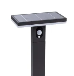 Solar LED Stand ARIANE mit Sensor schwarz, 3,3 Watt, 210 lm, warmweiß
