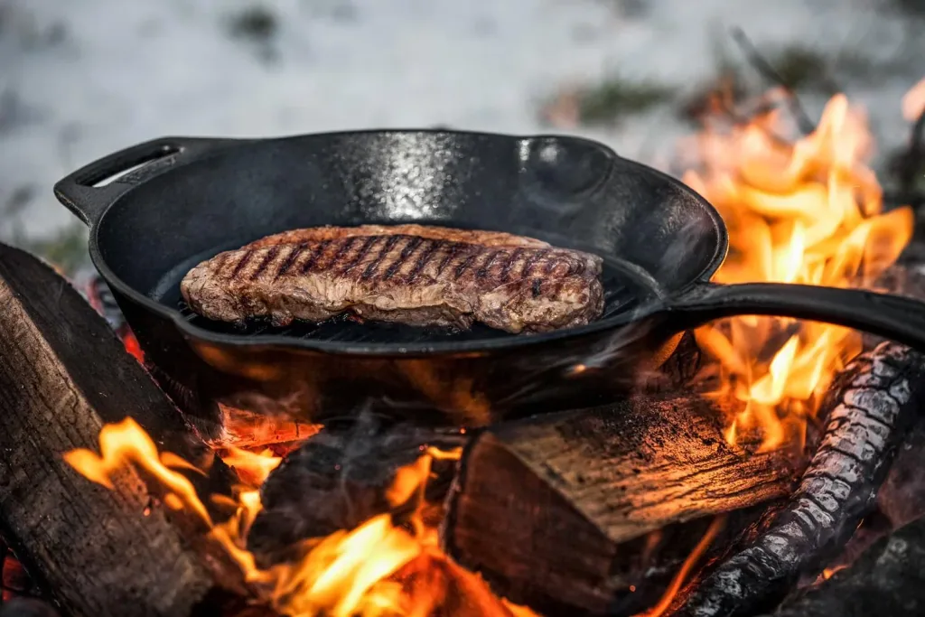 Grill-Feuerpfanne gp30 mit Stiel