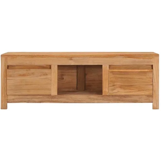 TV-Schrank 100x30x35 cm massiv Teak