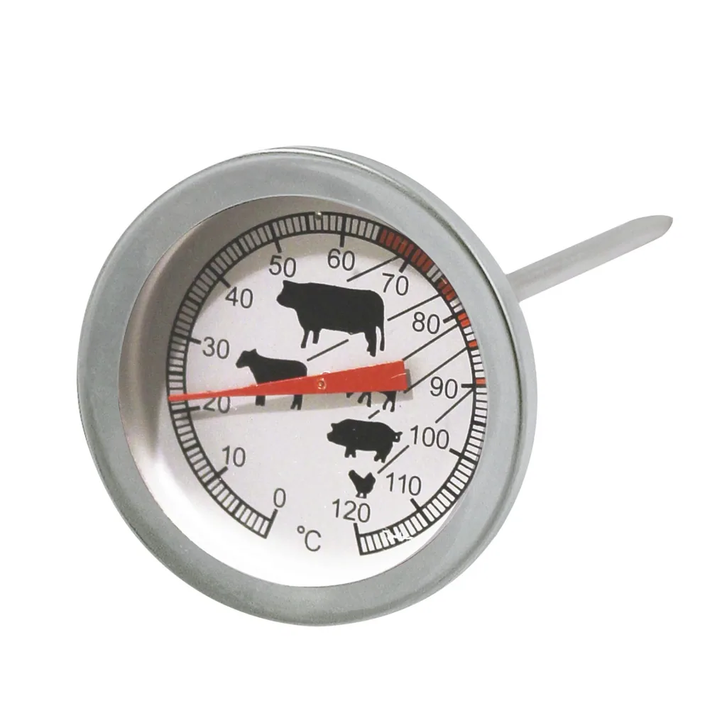 Bratenthermometer 0-120°C Edelstahl
