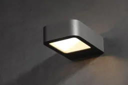 LED Wandleuchte JUNA, 6 Watt, 380 lm, warmweiß, für den Innen- und Außenbereich