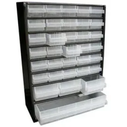 Schubladenblock mit 34 Schubladen - 42x30,6x15cm MET Loose Insert A8-1 - Kunststoff