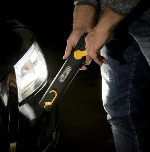 Dynamo LED Akku Handleuchte HL300AD
