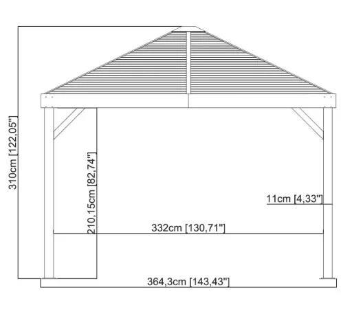 Sojag Pavillon South Beach 12 x 12