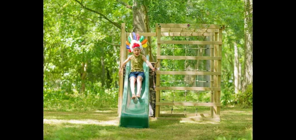Holz Kletterwürfel, Outdoor-Kletterwürfel, Kinder, Kletterwand, Kletternetz, Monkey Bar, Trapezstange, Rutsche