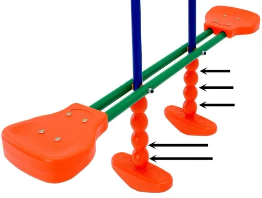 Kinderschaukel mit Korb - Set XXL