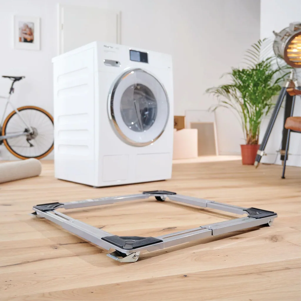 Transporthilfe MM 1195, 46-66 x 5 cm, ausziehbar, 4 Bockrollen Ø 30 mm, 2 Feststeller, Tragkraft 220 kg