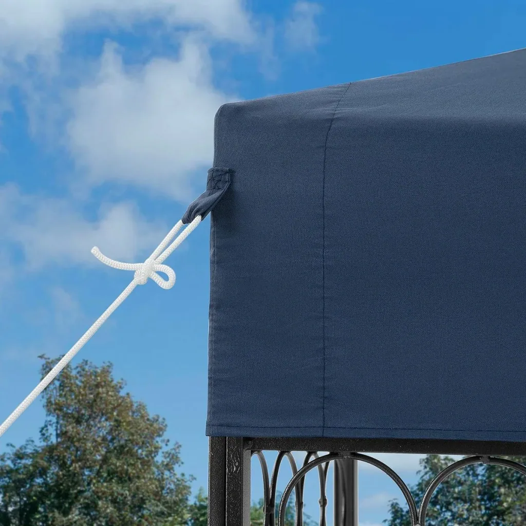 Lorca-Pavillon - Blau - 3x3m