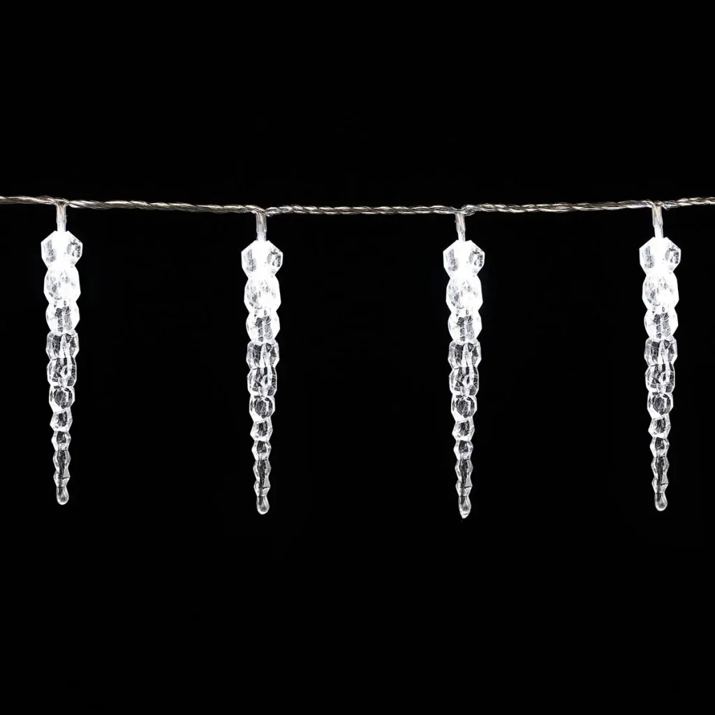 Festliche Lichter - Weihnachtsbeleuchtung - Eiszapfenbeleuchtung - innen und außen inkl. Fernbedienung